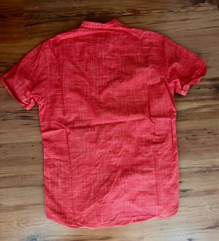 Camisa Jack & Jones roja manga corta