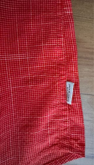 Camisa Jack & Jones roja manga corta