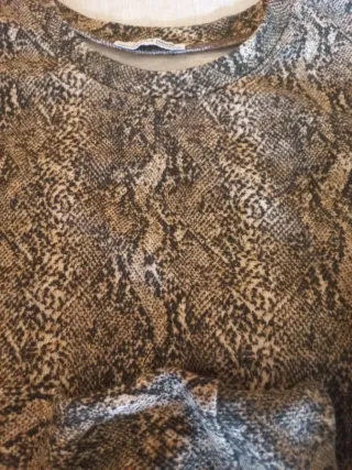 Sudadera mujer estampado serpiente