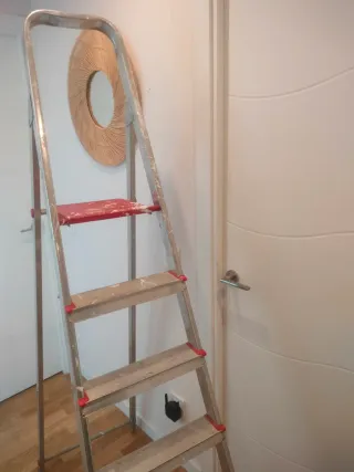 Escalera de aluminio 6 peldaños Escalibur