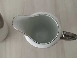 Jarra café y lechera porcelana