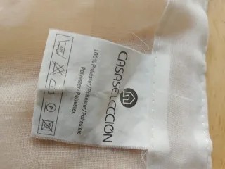 Cortina Casaeleccion Blanca Poliéster 136x488