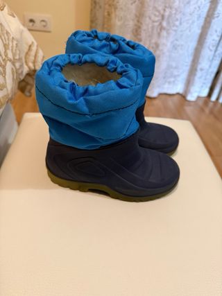 Botas Nieve Niño Talla 29/30 Azul