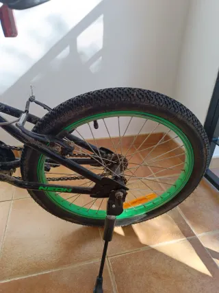 Bicicleta BMX Urban Warrior Negra/Verde