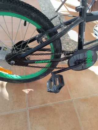 Bicicleta BMX Urban Warrior Negra/Verde