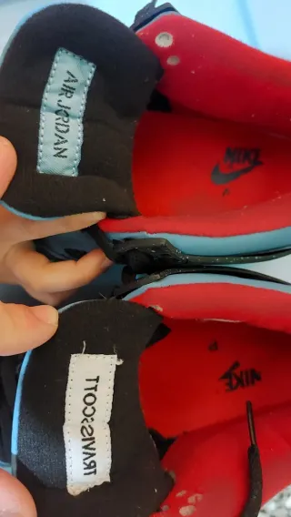 Scarpe Jordan 4 Tg 41 Blu/Rosso