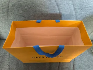 Busta Shopper Louis Vuitton Originale Arancione