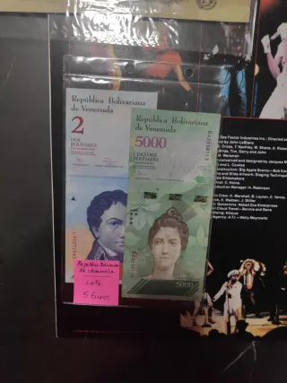 2 Billetes República Bolivariana de Venezuela