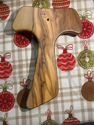 Crocifisso in legno d'ulivo fatto a mano