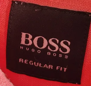 Camisa Hugo Boss Rosa Talla XL Regular Fit