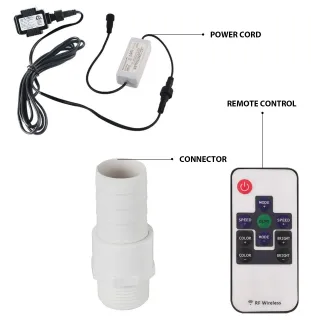 Fontana Piscina a Cascata 45 x 11 x 7,8Cm Acciaio