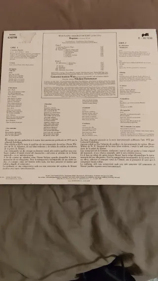 LP Requiem Mozart - Nikolaus Harnoncourt