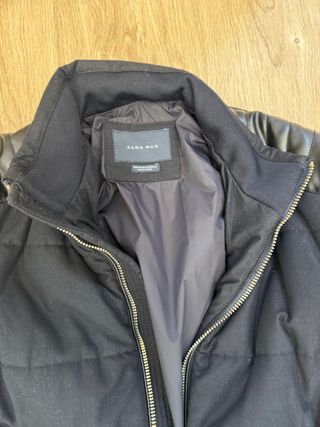 Chaqueta Zara Man Negra