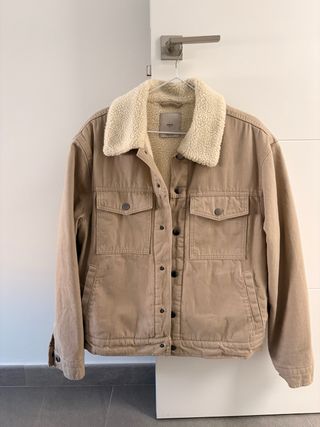 Chaqueta Mango vaquera Beige Talla M