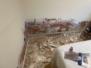 tratamiento y saneamiento de humedades.