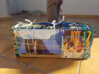 Tienda de campaña 5 personas azul