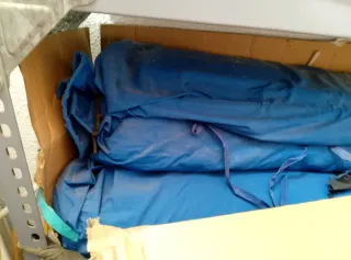 Tienda de campaña 5 personas azul