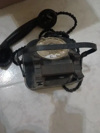 Teléfono antiguo de disco