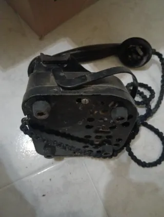 Teléfono antiguo de disco