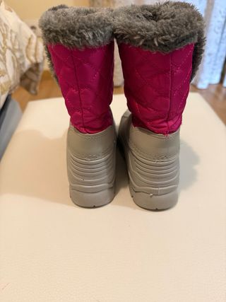 Botas Nieve Niña Rosa Talla 27/28