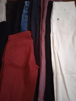Lote ropa. 11 Pantalones Talla M