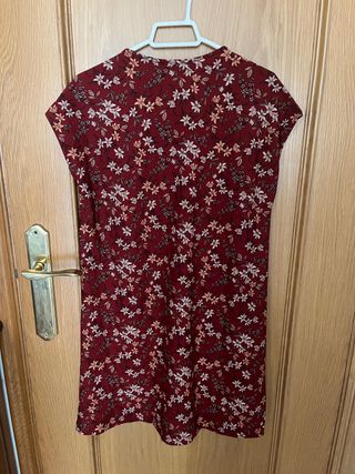 Vestido floral Mango Talla XS