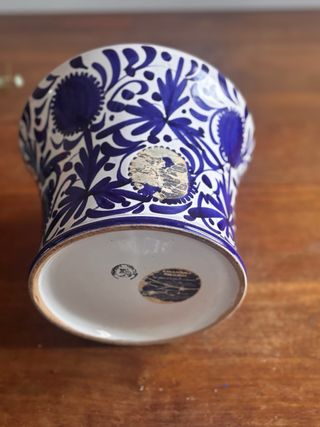 Vaso Amarena Fabbri Ceramica Blu