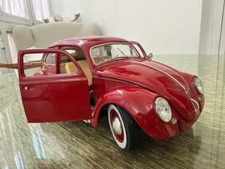 Maqueta Beetle Escarabajo 1955 Rojo