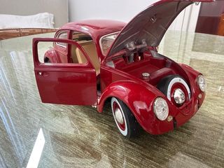 Maqueta Beetle Escarabajo 1955 Rojo