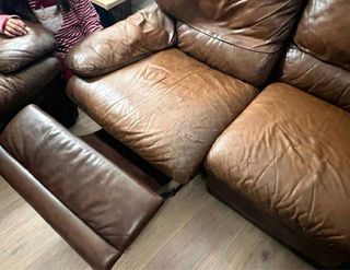 Conjunto Sofá 4 Plazas + Sillón NATUZZI Piel