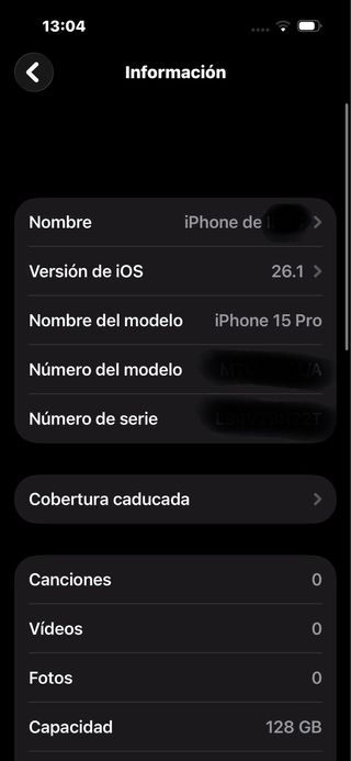 iPhone 15 Pro embalaje original y cargador tipo C