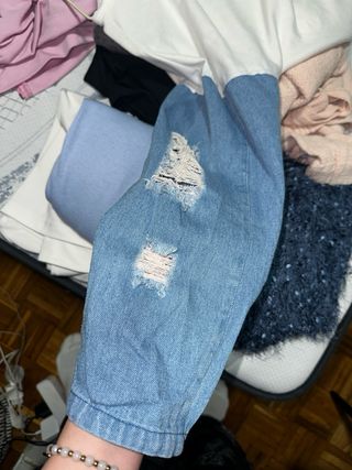 Camisa de Manga Vaquera Talla S