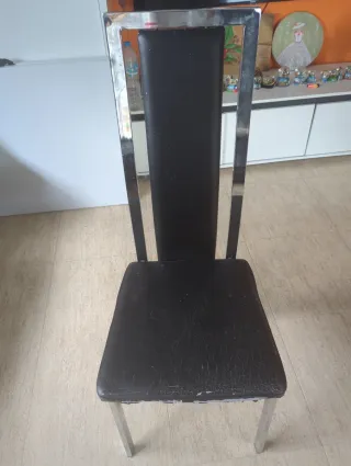 Seis sillas de comedor modernas