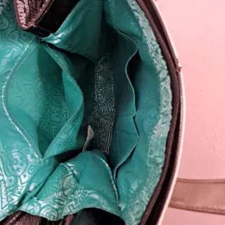 Bolso Distroller Negro y Plateado