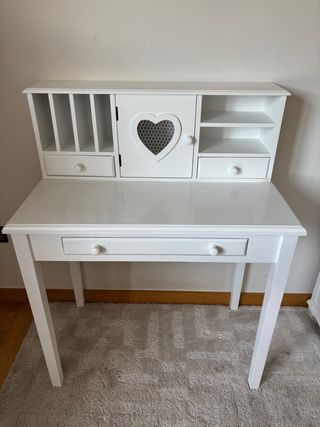 Escritorio y cómoda infantil blanca MAISON DU MOND