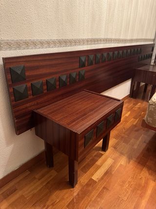 Conjunto dormitorio armario, tocador, cabecero