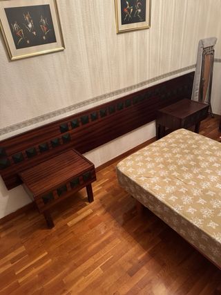 Conjunto dormitorio armario, tocador, cabecero