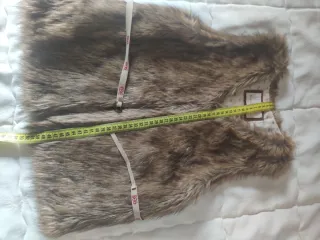 Chaleco Zara Kids pelo marrón Talla 9/10