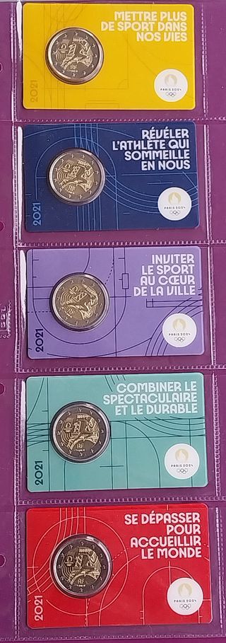 2€ JJOO París 2024 Edición año 2021
