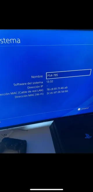 PS4 Pro 1TB + Mando + Cables + 2 Juegos