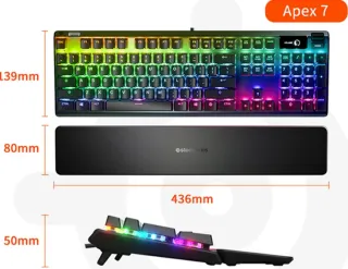 Teclado SteelSeries Apex 7 Mecánico Gaming