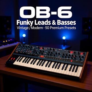 Sequential OB-6: Funky Leads & Basses Soundpack