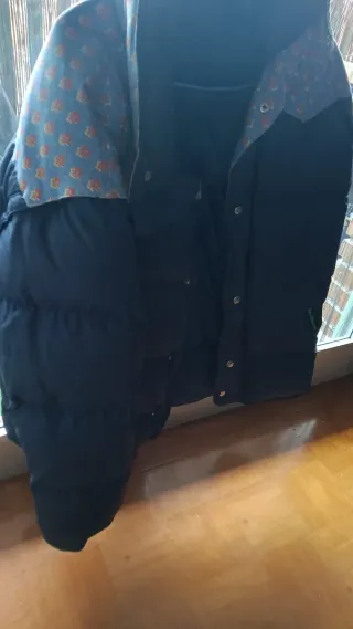 Abrigo Roc-neige vintage unisex azul multicolor