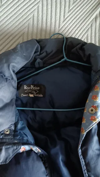 Abrigo Roc-neige vintage unisex azul multicolor