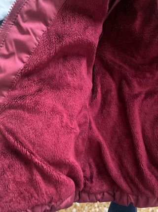 Abrigo granate niña  talla 4