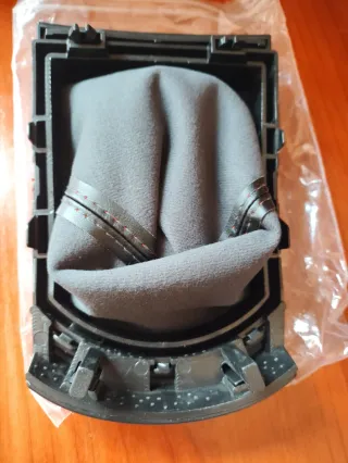 Pomo Palanca Cambios Seat Ibiza Negro/Rojo.