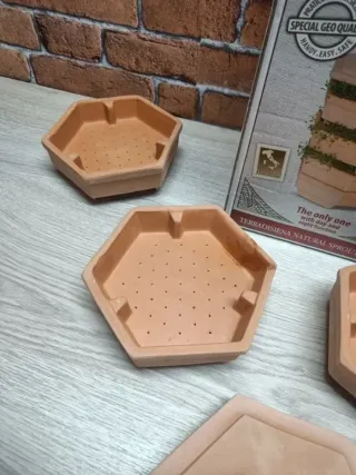 Germinador en barro, muy espaciosa