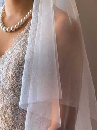 Vestido de Novia Sirena + Velo