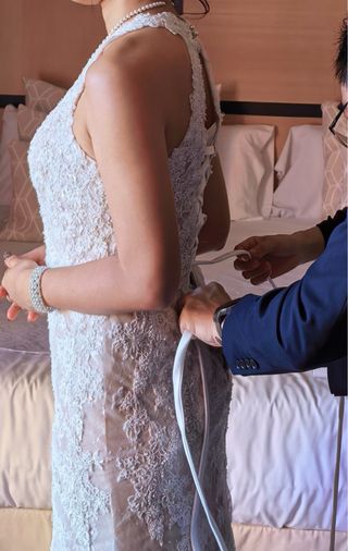 Vestido de Novia Sirena + Velo