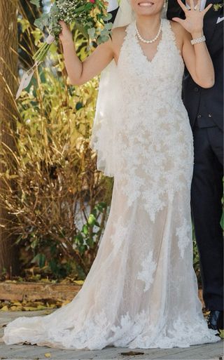 Vestido de Novia Sirena + Velo